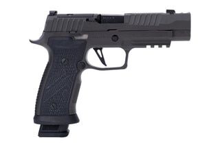 Sig Sauer P320 AXG Legion Pistol features a LEGION gray Cerakote finish.